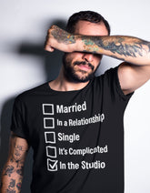In the Studio T-Shirt - Funny Music Producer and Musician Shirt
