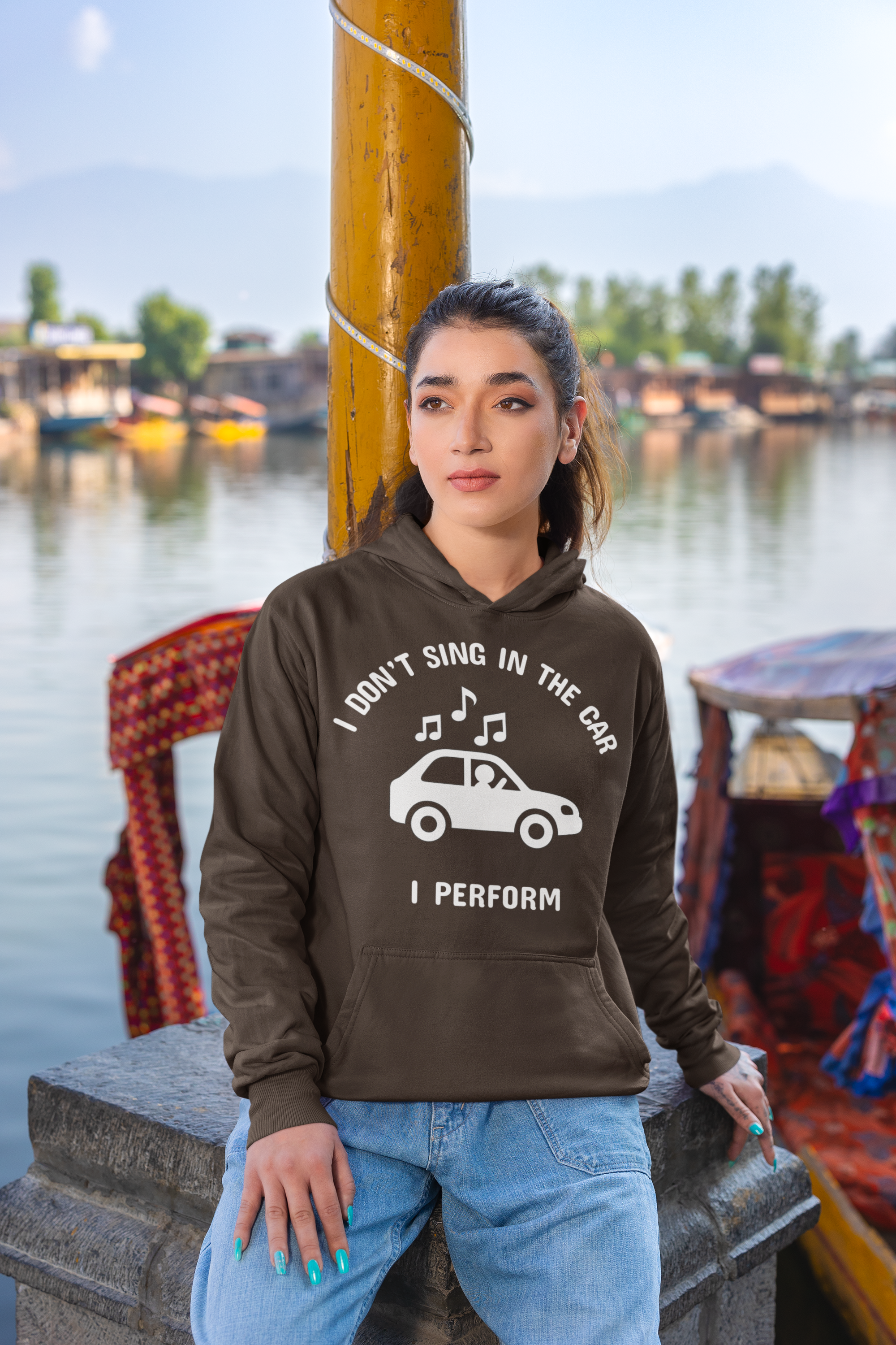 I Don’t Sing in the Car I Perform Hoodie - Funny Singer Hoodie
