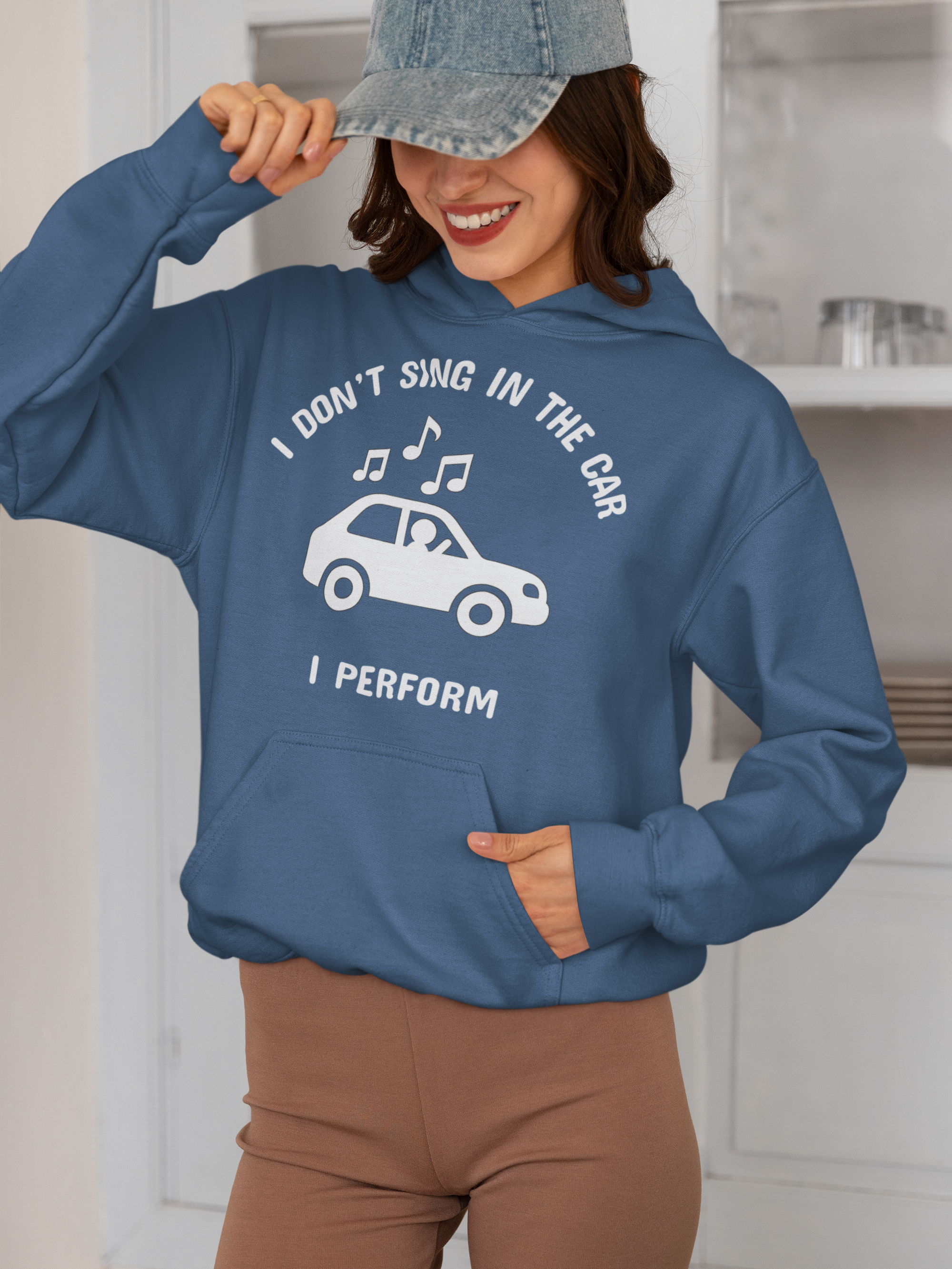 I Don’t Sing in the Car I Perform Hoodie - Funny Singer Hoodie