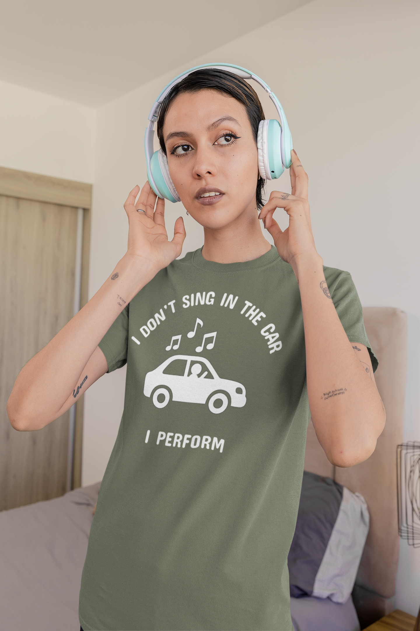 I Don’t Sing in the Car I Perform T-Shirt - Funny Singer Shirt