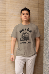 Sun’s Out Amps Out T-Shirt - Funny Guitar and Live Music Shirt