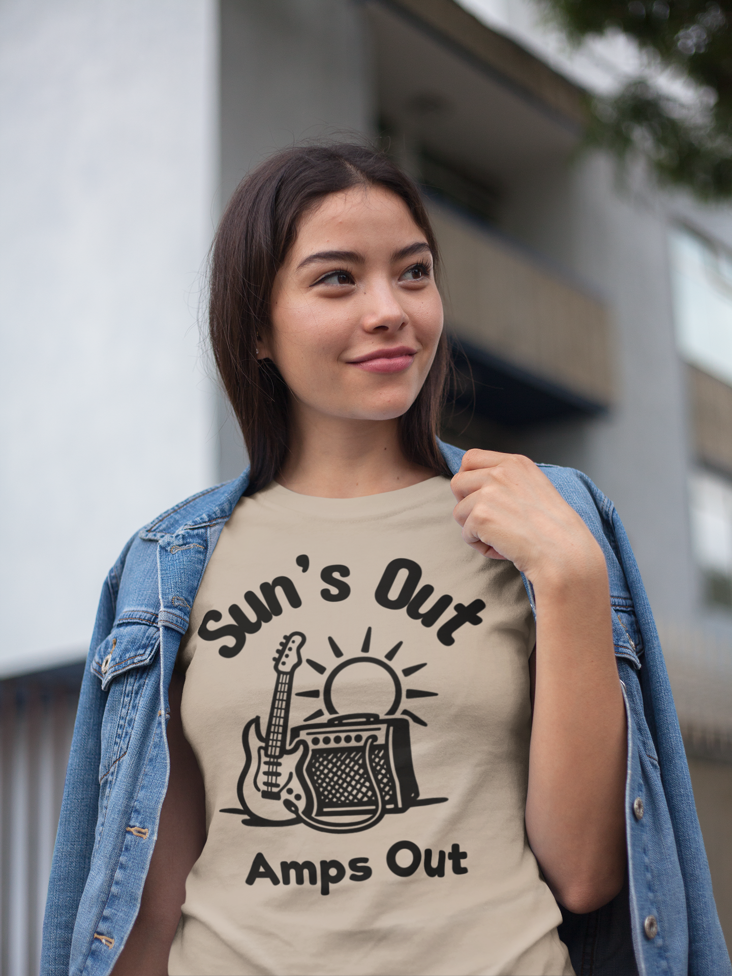 Sun’s Out Amps Out T-Shirt - Funny Guitar and Live Music Shirt