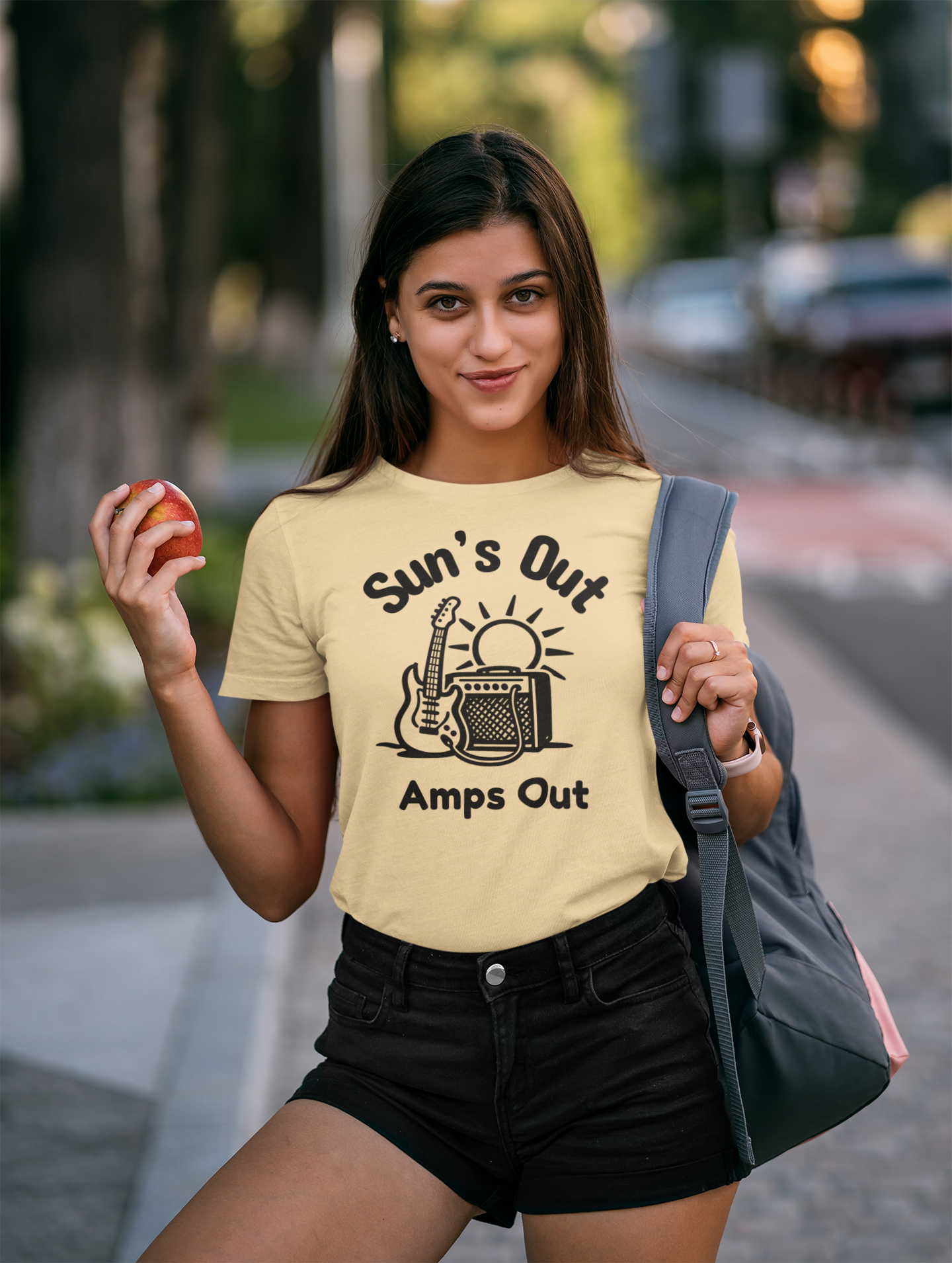 Sun’s Out Amps Out T-Shirt - Funny Guitar and Live Music Shirt