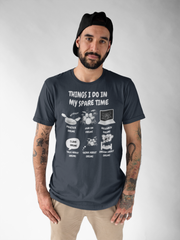 Things I Do in My Spare Time Drummer T-Shirt - Funny Drummer Shirt
