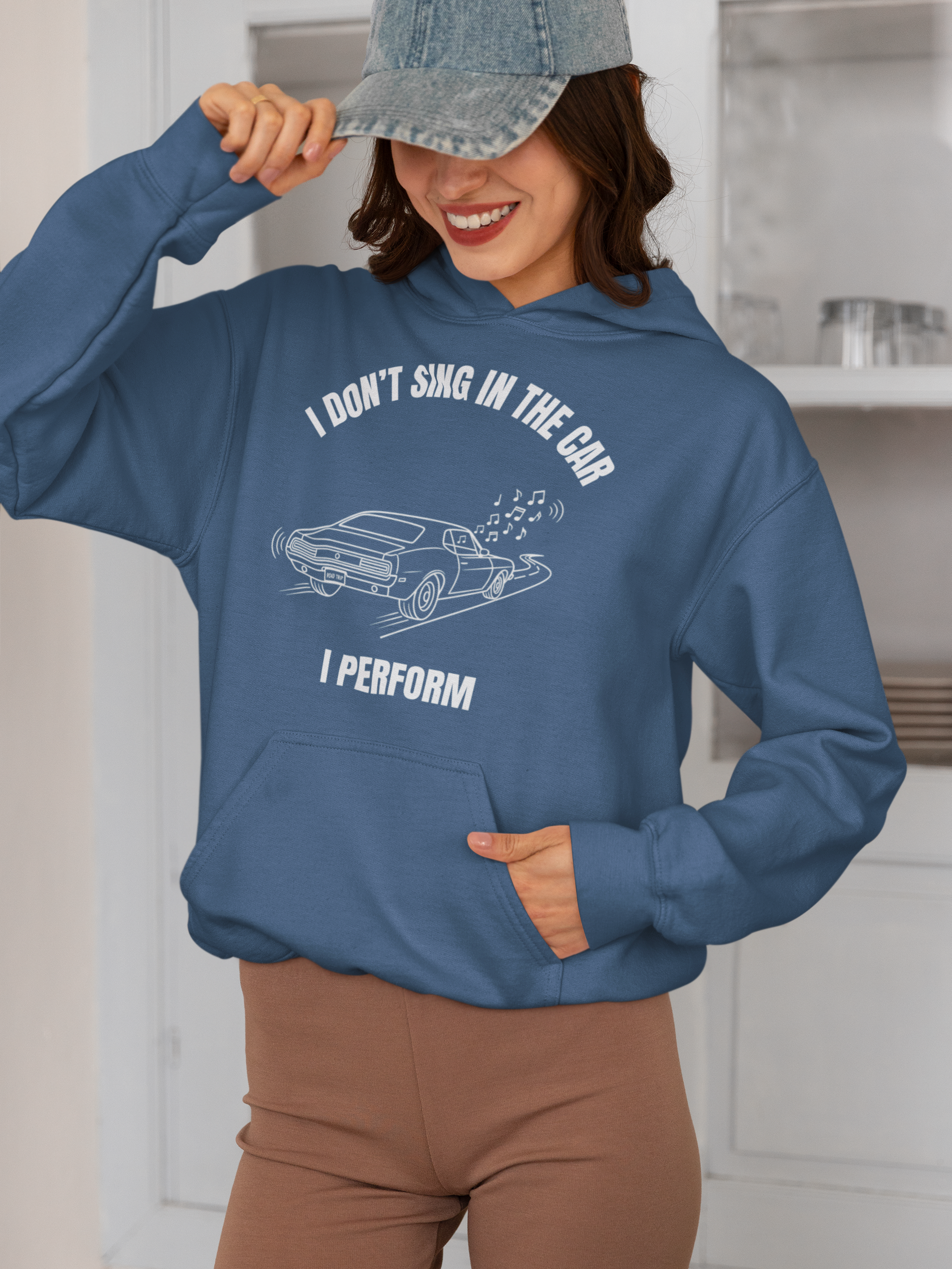 I Don’t Sing in the Car I Perform Hoodie - Funny Singer Hoodie