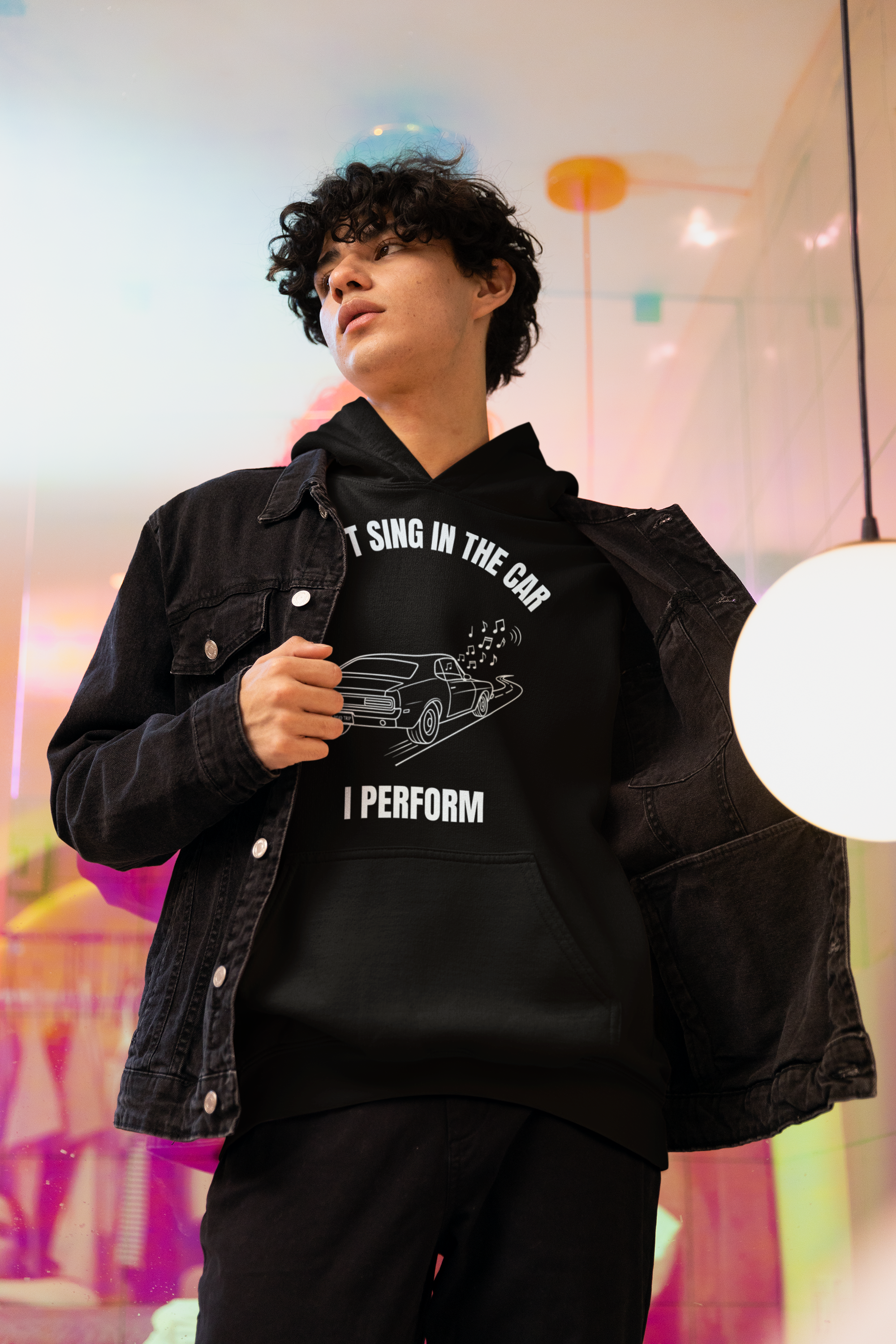 I Don’t Sing in the Car I Perform Hoodie - Funny Singer Hoodie
