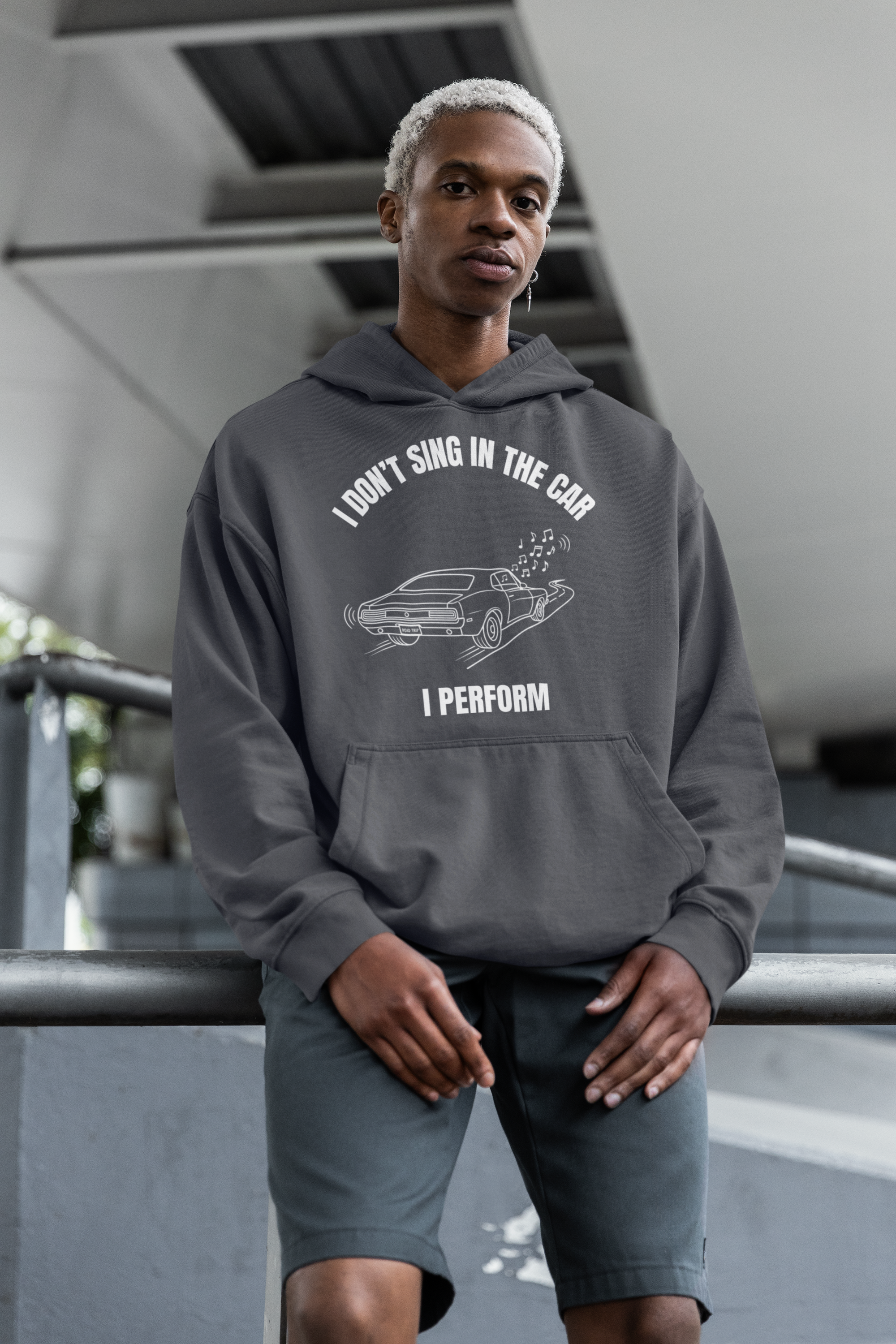 I Don’t Sing in the Car I Perform Hoodie - Funny Singer Hoodie