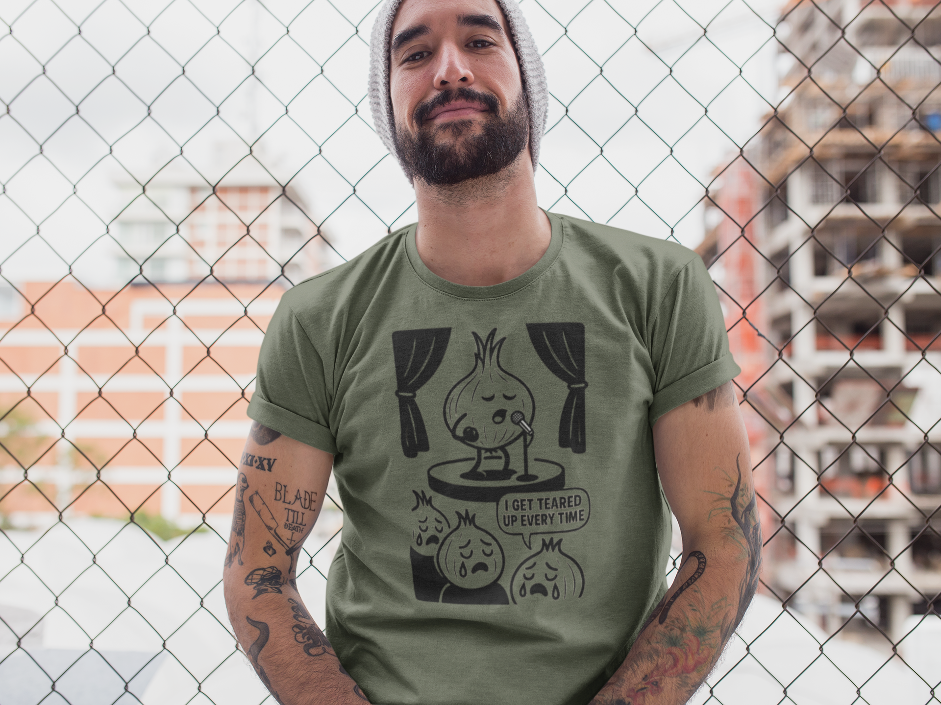 I Get Teared Up Every Time T-Shirt - Funny Onion Singer Music Tee
