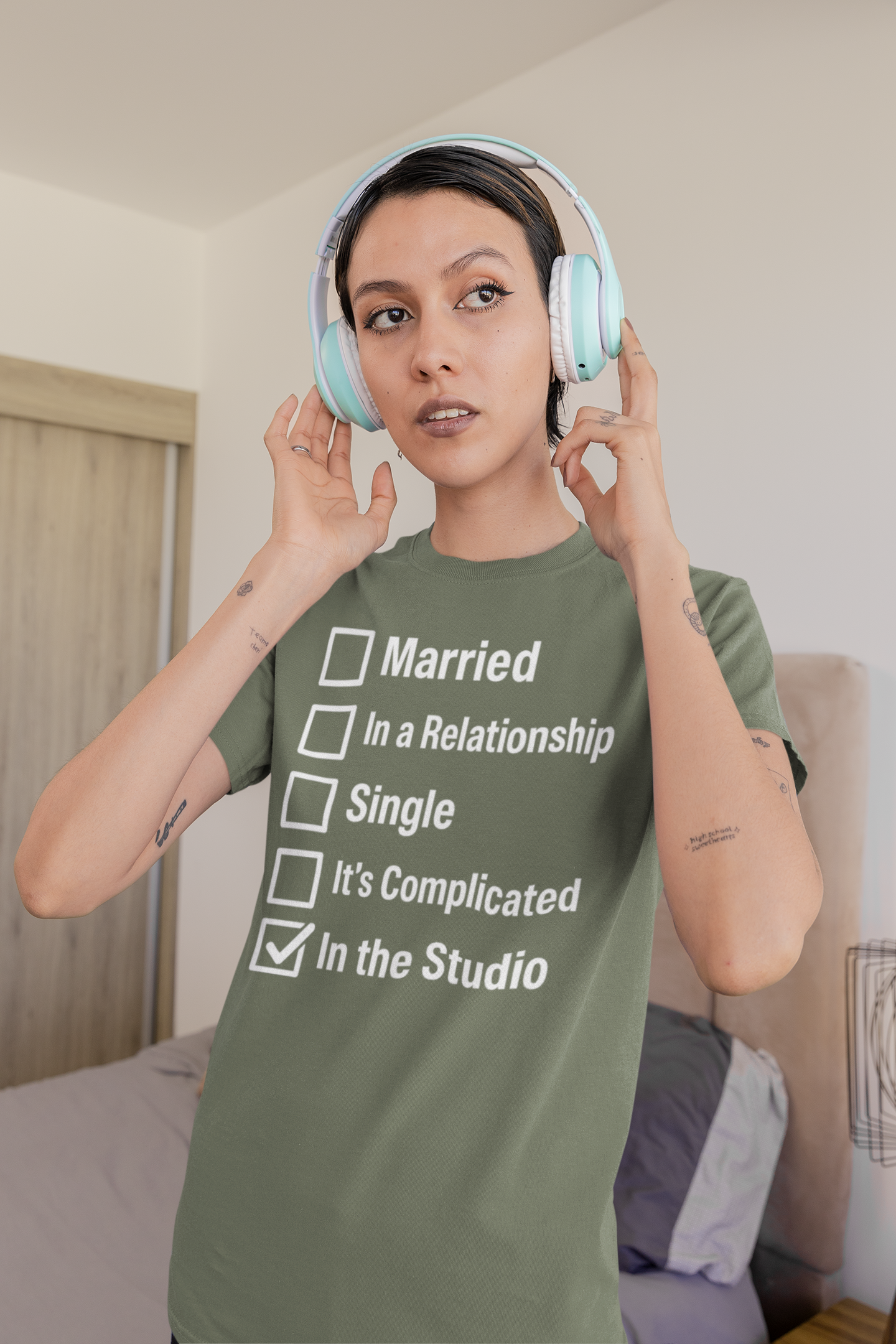 In the Studio T-Shirt - Funny Music Producer and Musician Shirt